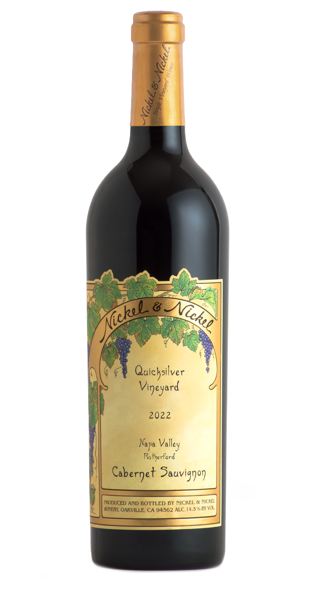 Nickel & Nickel Quicksilver Cabernet Sauvignon 2022 Front Bottle Shot