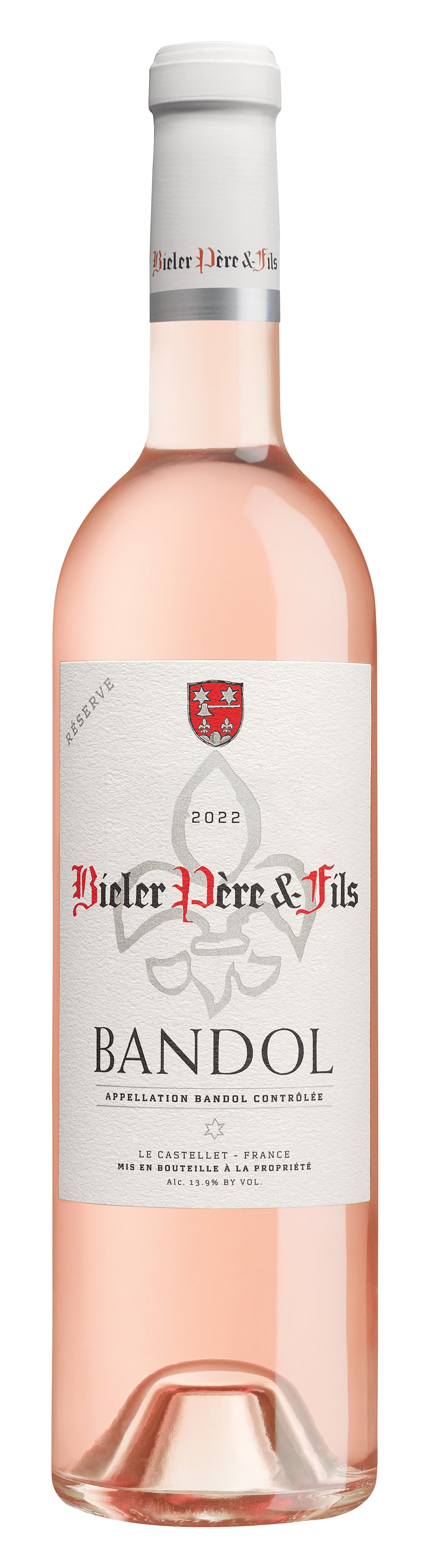 Bieler Pere et Fils Bandol Reserve Rose 2022 Front Bottle Shot