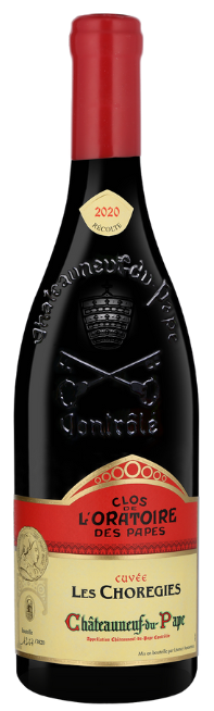 Clos de l'Oratoire des Papes Chateauneuf-du-Pape Cuvee Les Choregies 2020 Front Bottle Shot