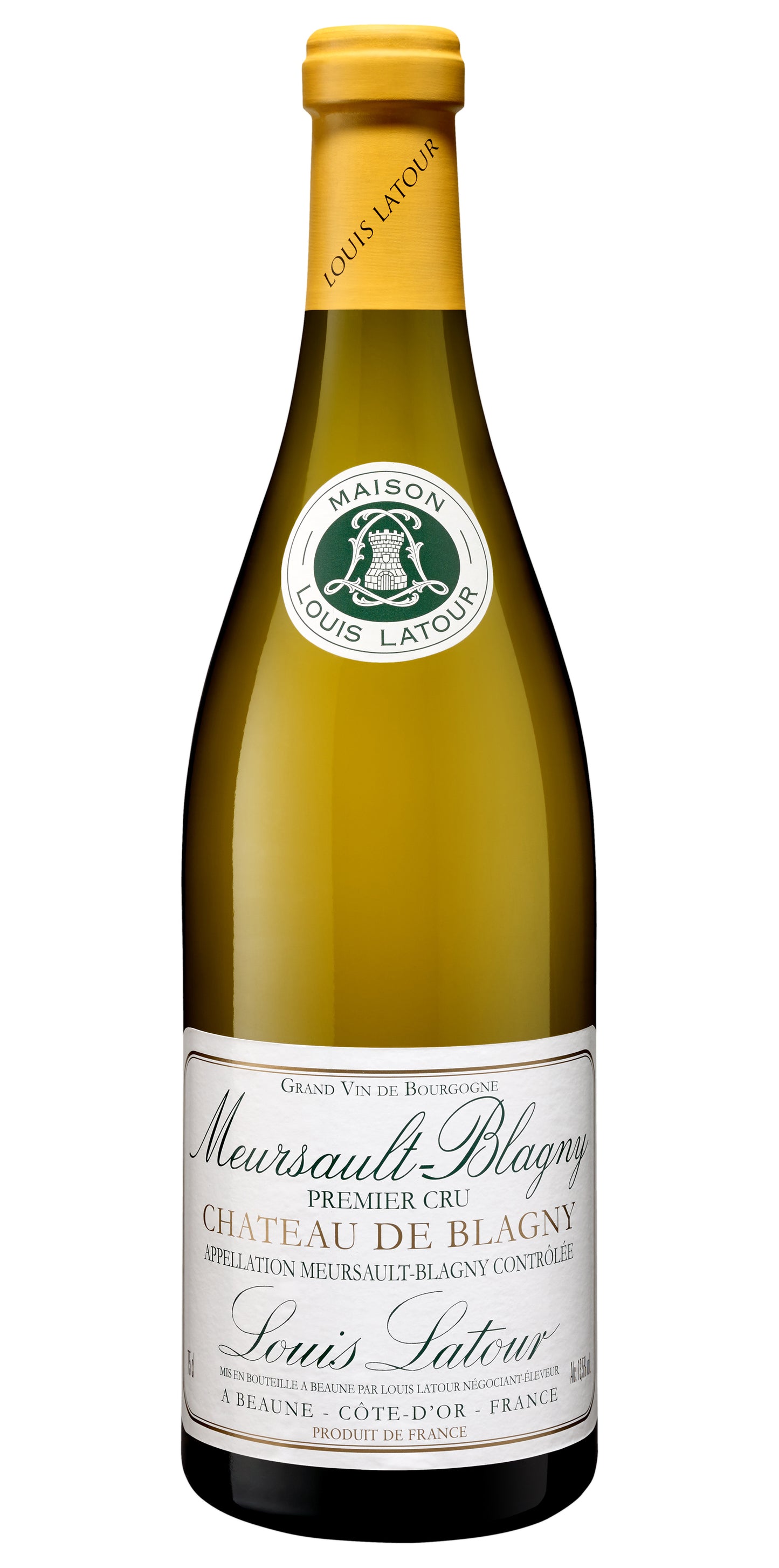 Louis Latour Meursault-Blagny Chateau de Blagny Premier Cru 2020 Front Bottle Shot