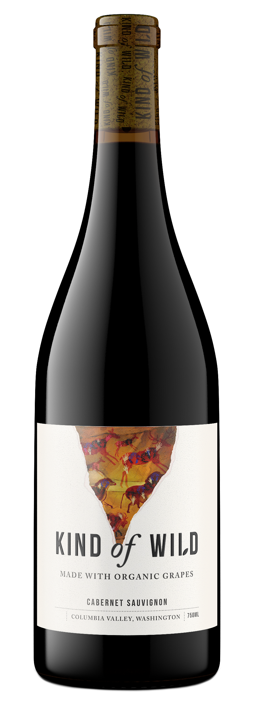 Kind of Wild Organic Cabernet Sauvignon 2022 Front Bottle Shot