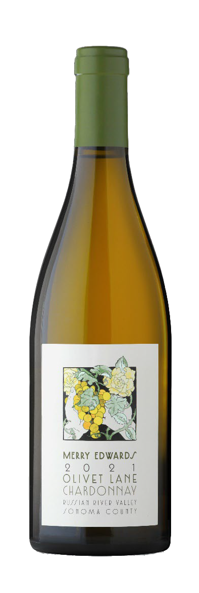 Merry Edwards Olivet Lane Chardonnay 2021 Front Bottle Shot