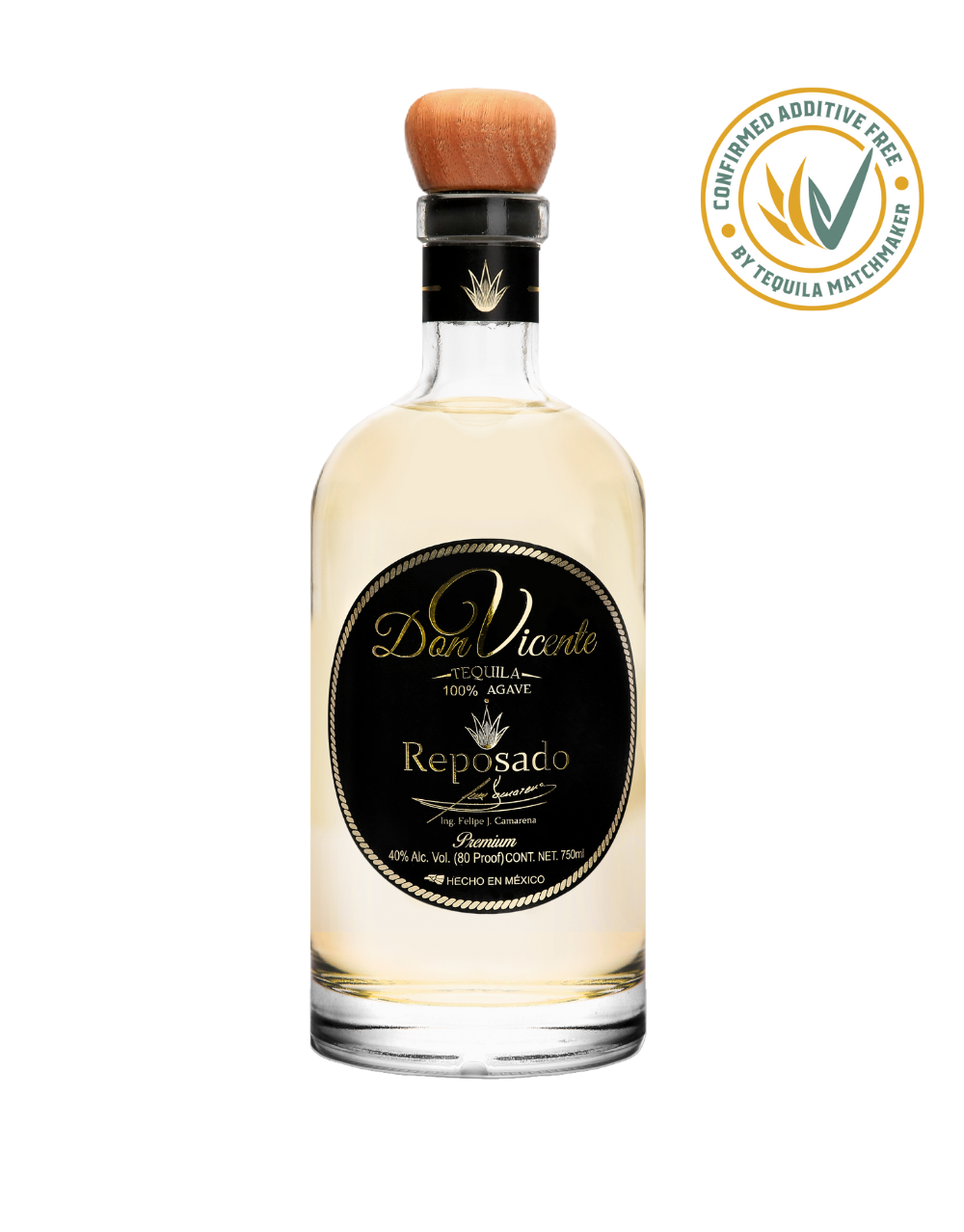 DON VICENTE TEQUILA REPOSADO 750 ML