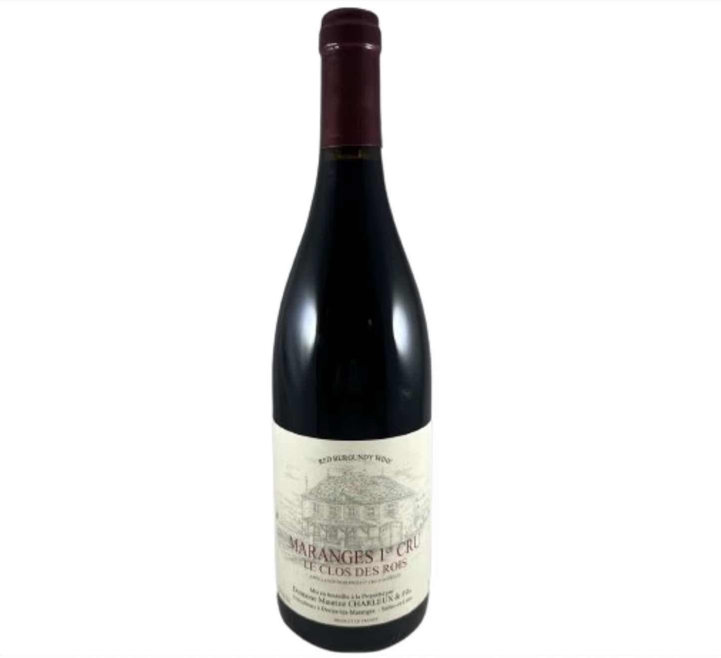 Domaine Maurice Charleux & Fils Maranges Le Clos des Rois Premier Cru 2022 Front Bottle Shot