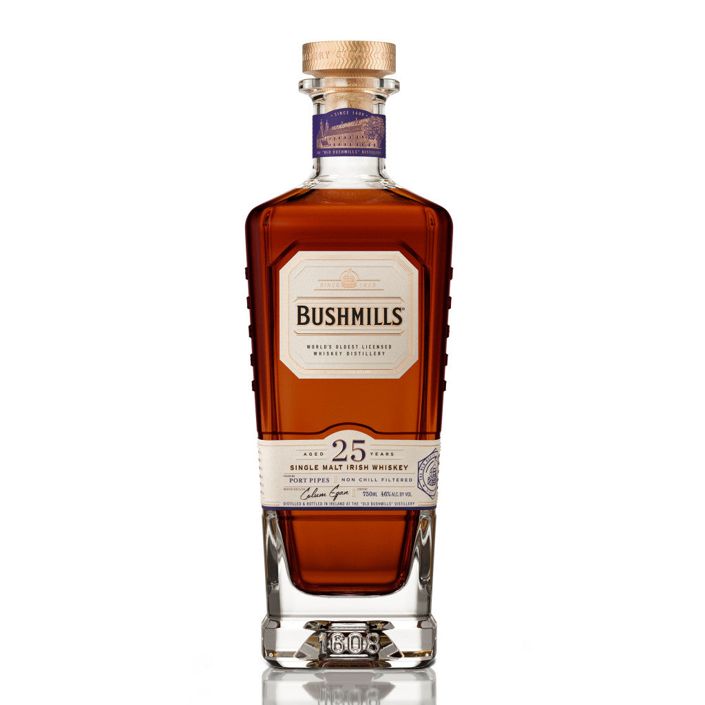 BUSHMILLS 25 YEAR OLD SINGLE MALT WHISKEY 750 ML