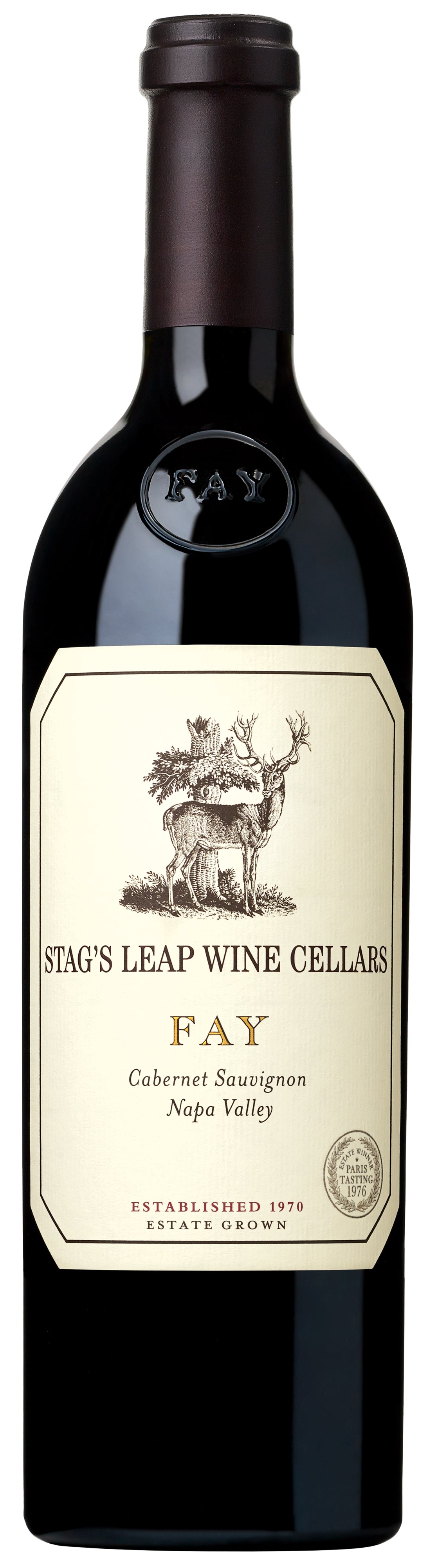 Stag's Leap Wine Cellars Fay Vineyard Cabernet Sauvignon 2021  Front Bottle Shot