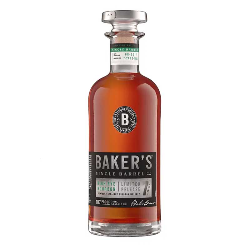 Baker's 7 Year High Rye Bourbon Whiskey 750ml