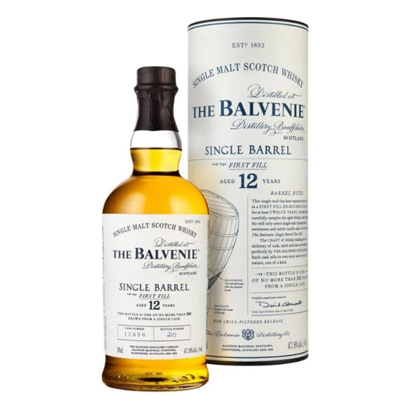 Balvenie Single Barrel First Fill 12 Year Scotch Whiskey 750ml