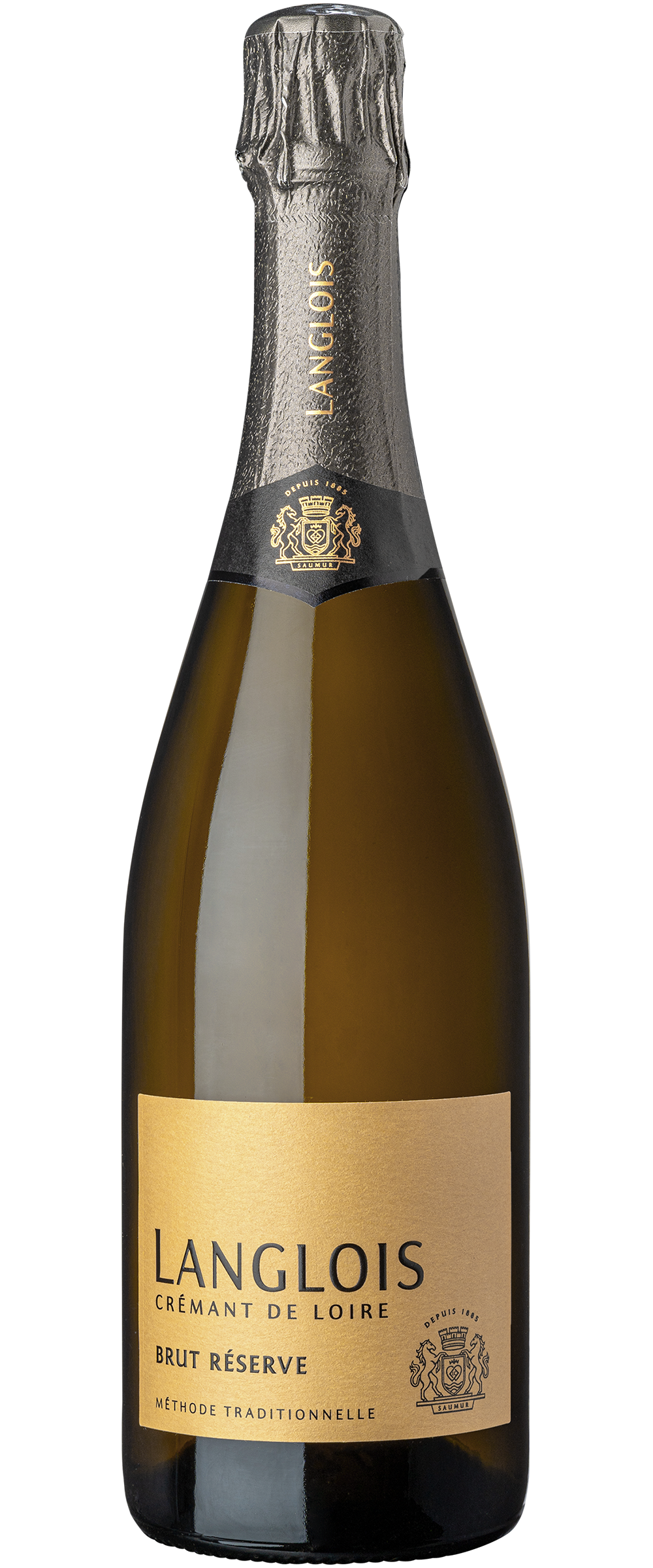 Langlois Cremant de Loire Brut Reserve Front Bottle Shot