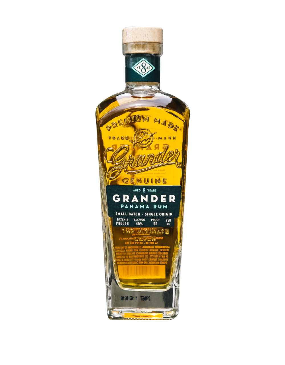 GRANDER RUM 8 YEAR OLD 750 ML
