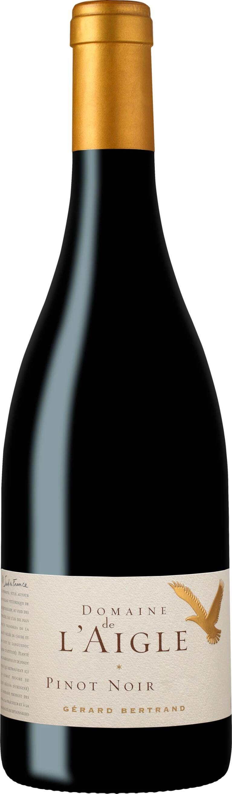 Domaine de l'Aigle Aude Pinot Noir 2022 Front Bottle Shot