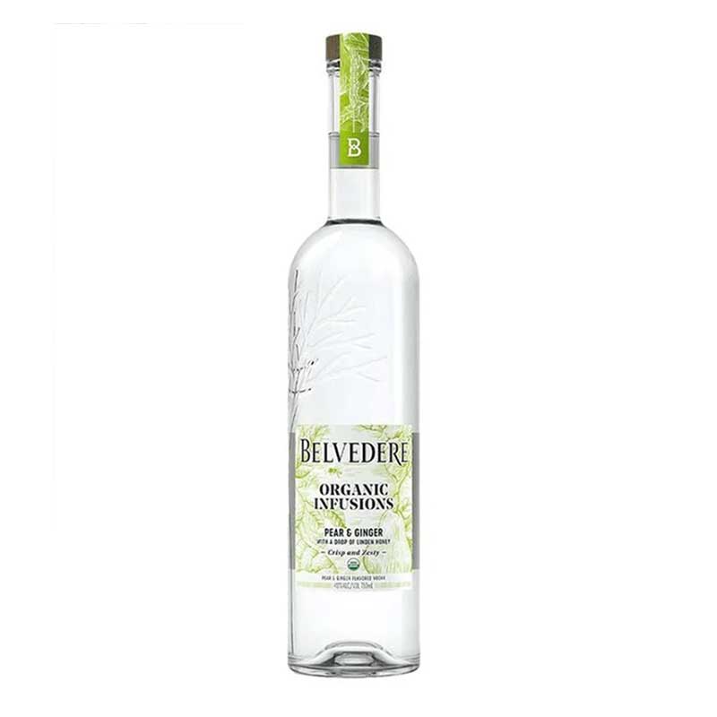 Belvedere Pear & Ginger Mini Shots Pack 10/50ml
