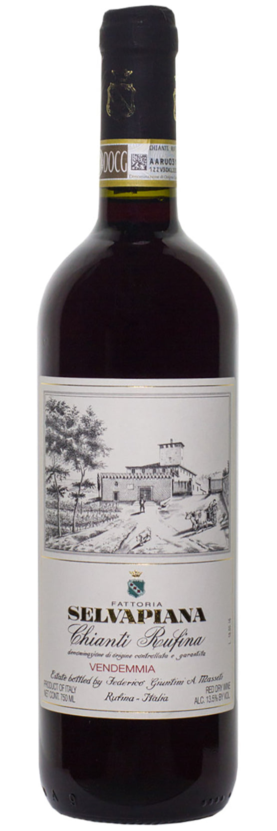 Selvapiana Chianti Rufina 2023 Front Bottle Shot