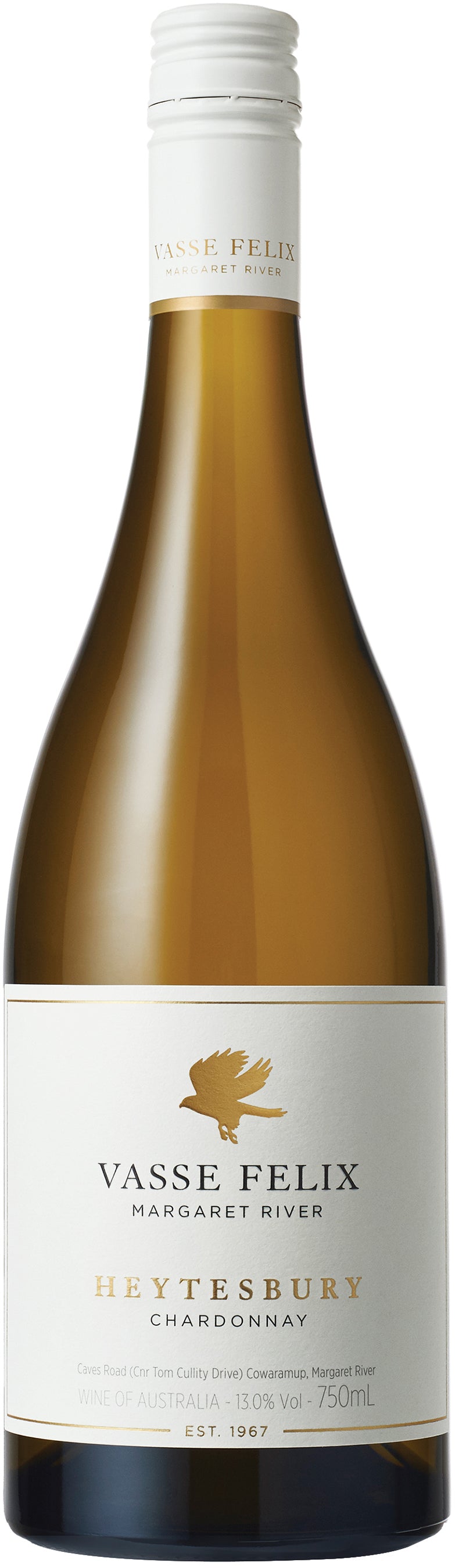Vasse Felix Heytesbury Chardonnay 2022 Front Bottle Shot