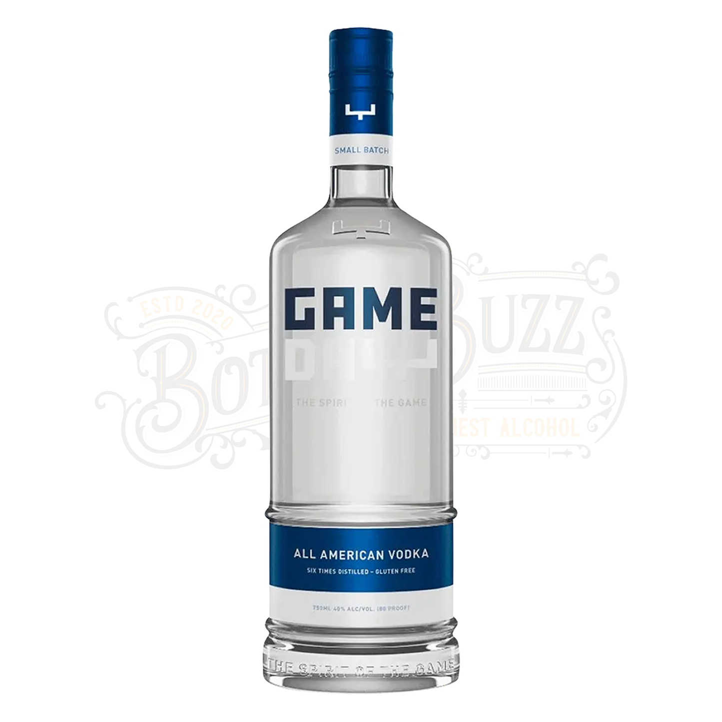 Game Day Vodka Blue & White
