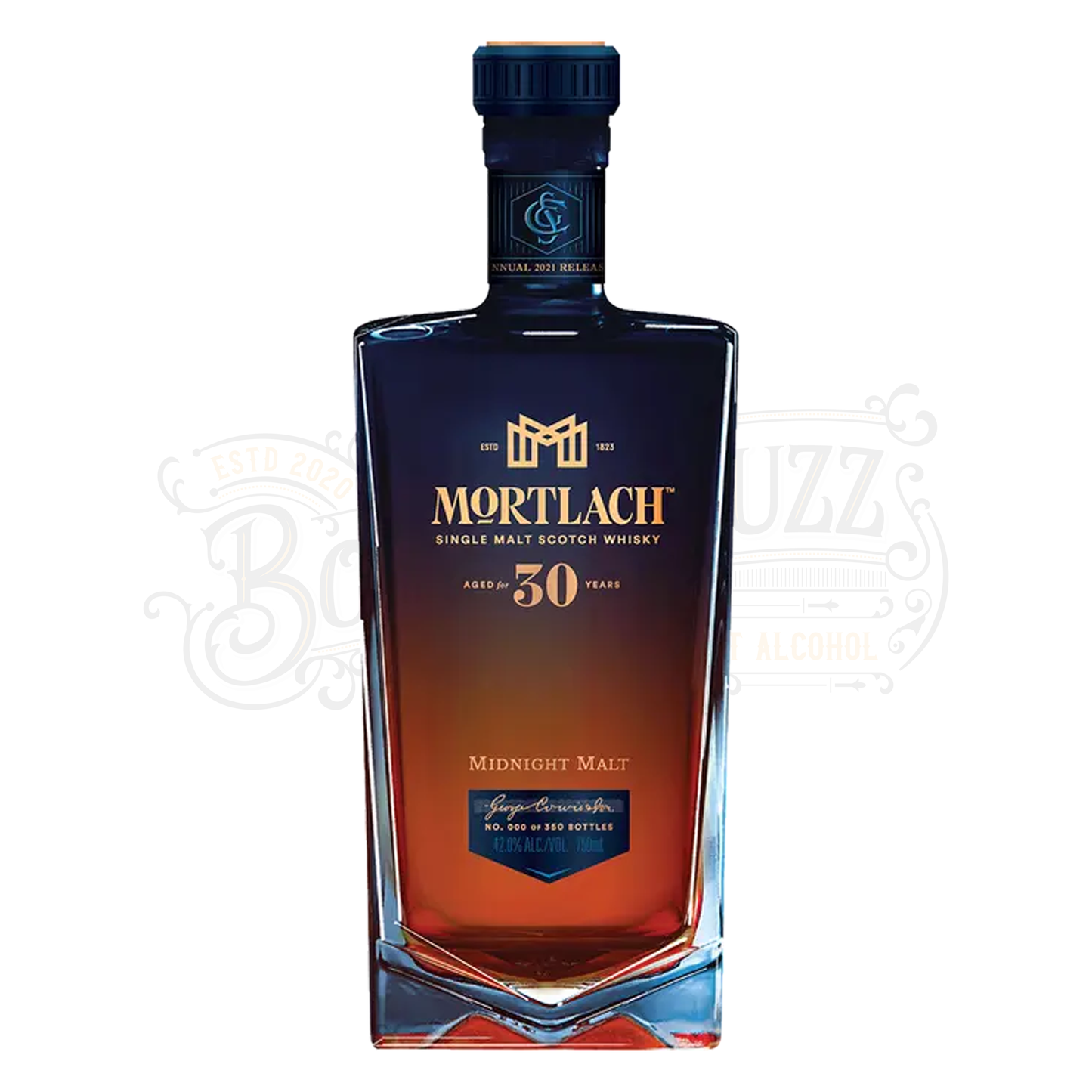 Mortlach Single Malt Scotch Midnight Malt 30 Year Whiskey 700 ml