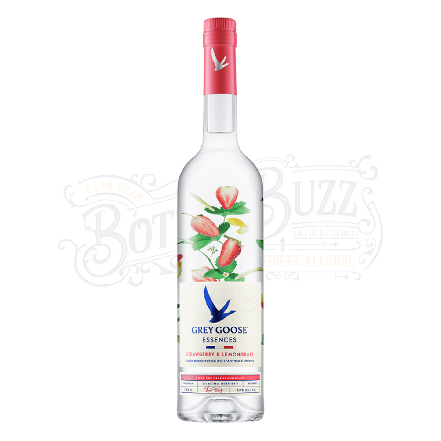 Grey Goose Strawberry & Lemongrass Flavored Vodka Essences