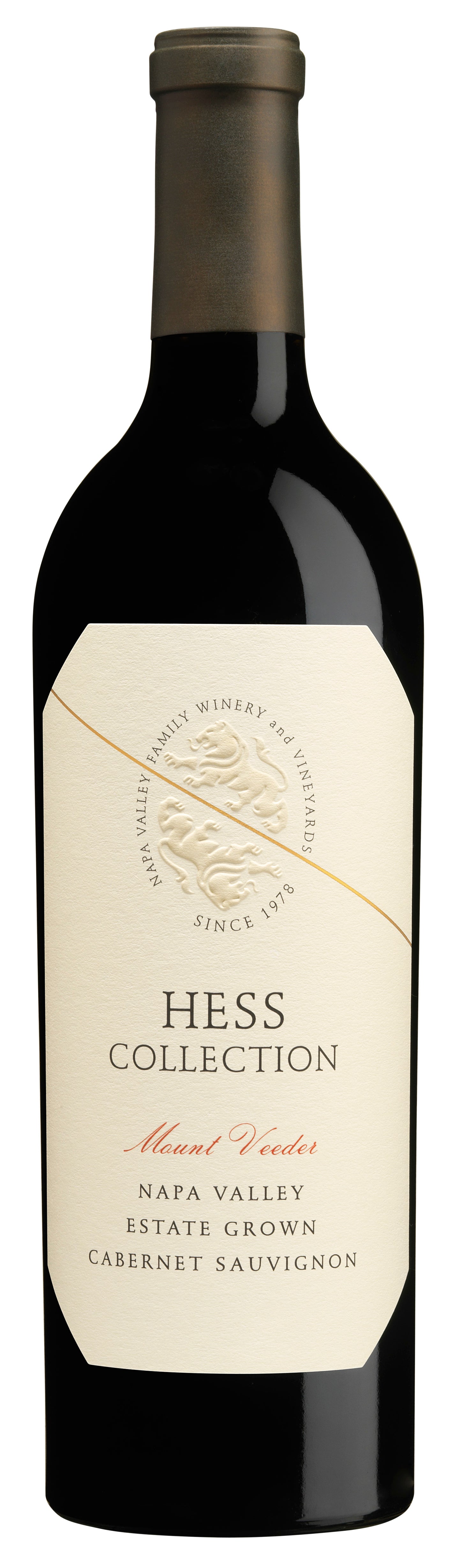 Hess Collection Mount Veeder Cabernet Sauvignon 2021 Front Bottle Shot
