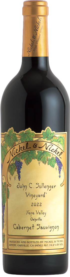 Nickel & Nickel John C. Sullenger Vineyard Cabernet Sauvignon 2022 Front Bottle Shot