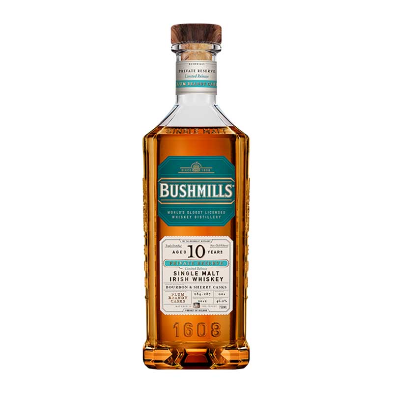 Bushmills 10 Year Private Reserve Plum Brandy Cask Irish Whisky 750ml