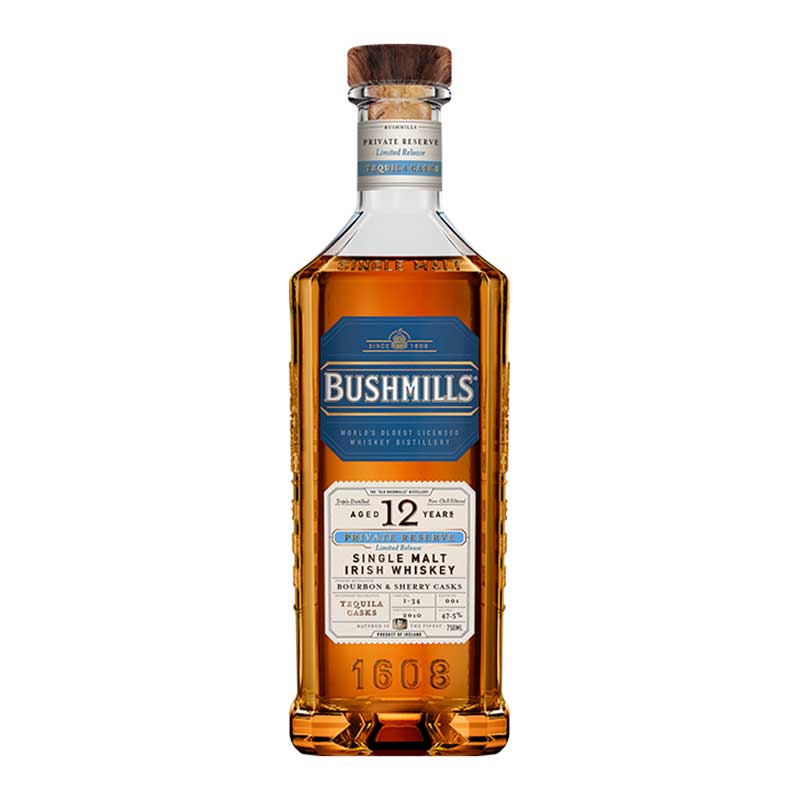 Bushmills 12 Year Private Reserve Tequila Cask Irish Whisky 750ml
