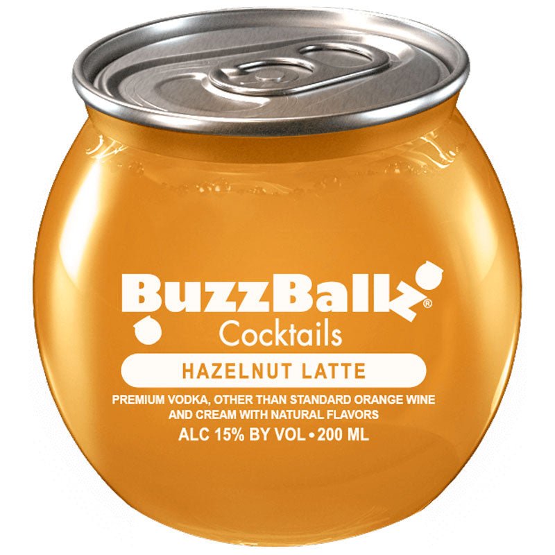BuzzBallz Hazelnut Latte Cocktails Full Case 24/200ml