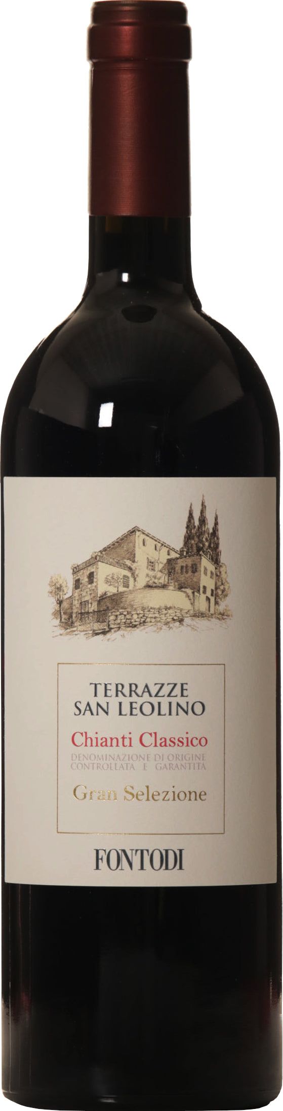 Fontodi Chianti Classico Gran Selezione Terrazze di San Leonino 2021  Front Bottle Shot