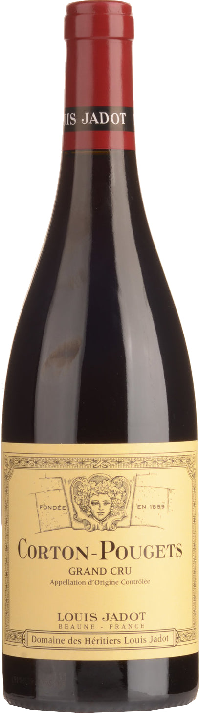Louis Jadot Corton Pougets Grand Cru Domaine des Heritiers 2021 Front Bottle Shot