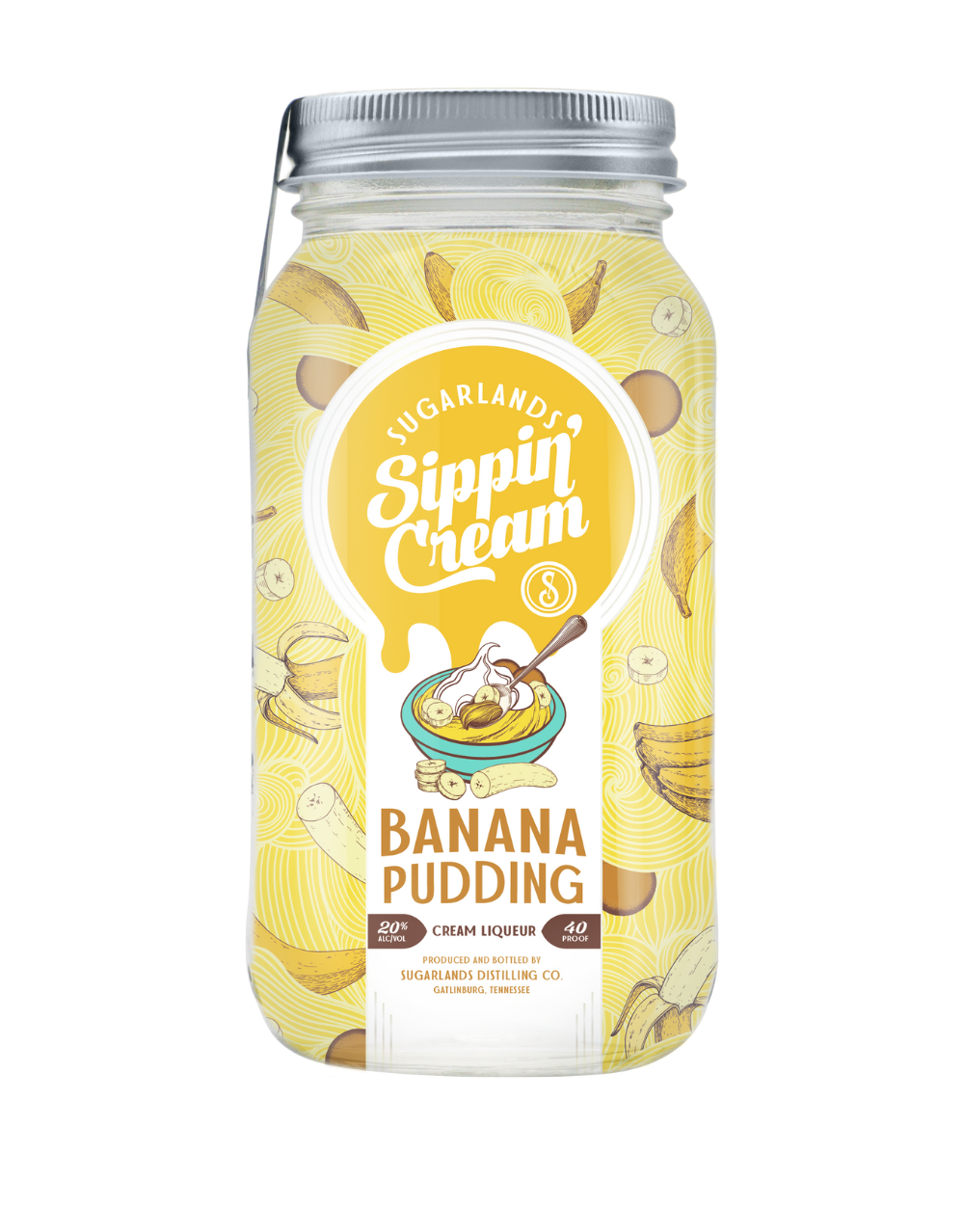 SUGARLANDS BANANA PUDDING SIPPIN' CREAM 750 ML