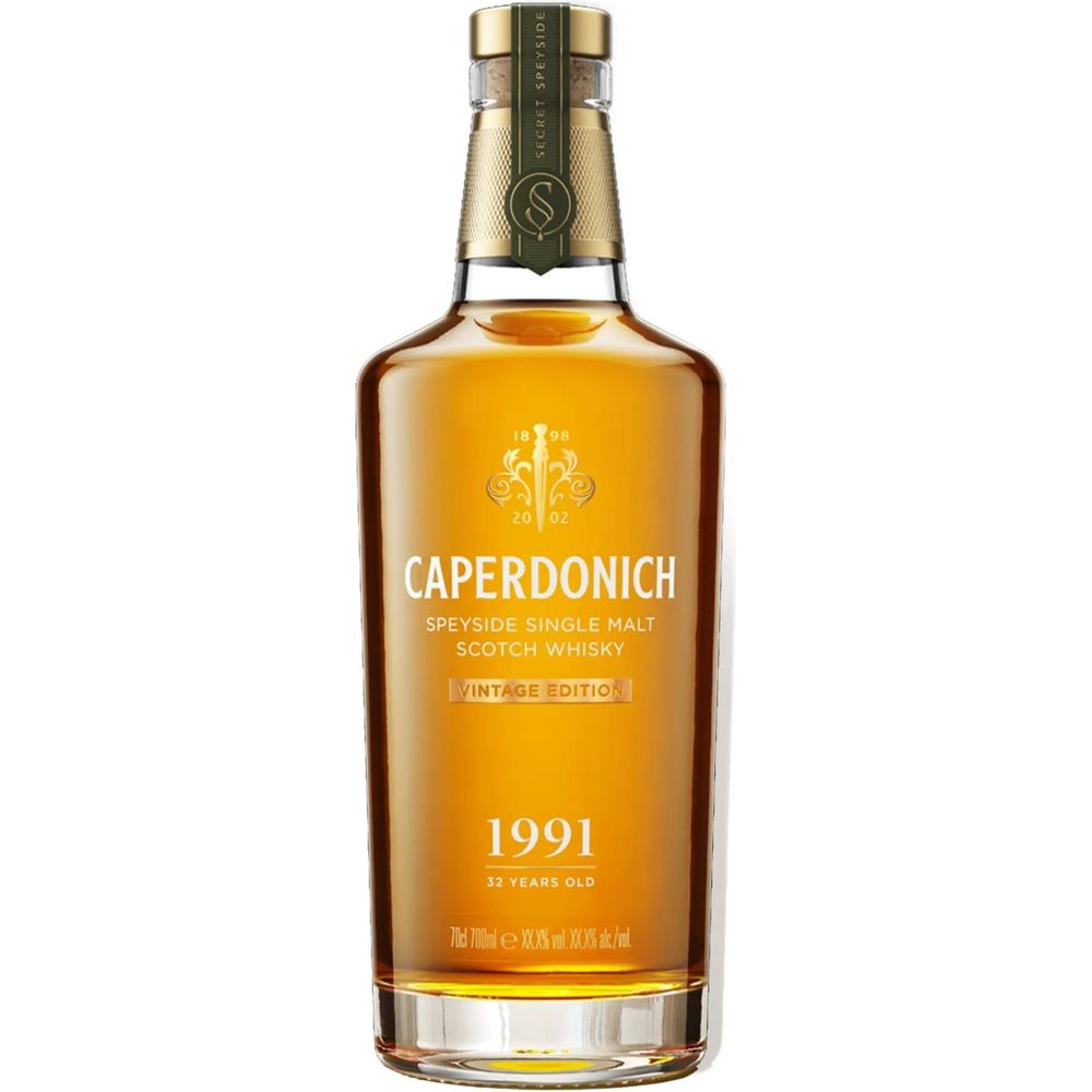 Caperdonich Single Malt Scotch Whiskey Secret Speyside 1991 32 Year 700 ml