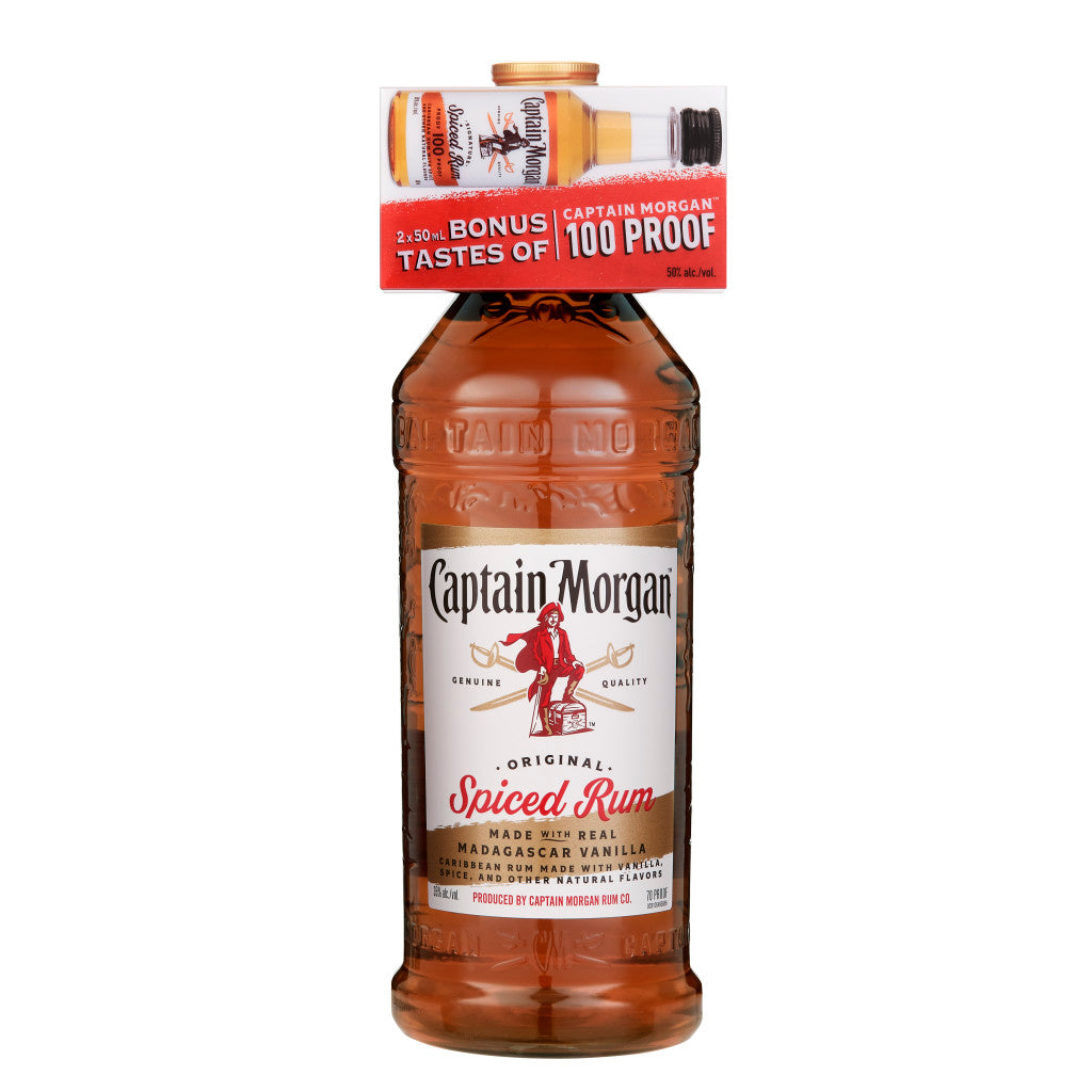 CAPTAIN MORGAN ORIGINAL SPICED RUM PLASTIC BOTTLE PACK 1.75 L