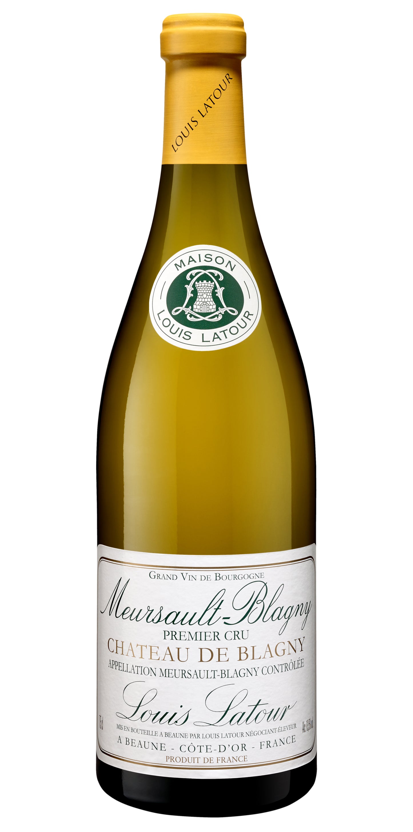 Louis Latour Meursault-Blagny Chateau de Blagny Premier Cru 2022 Front Bottle Shot