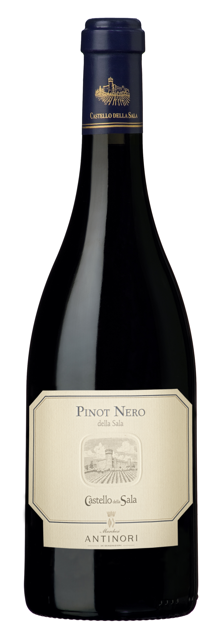 Marchesi Antinori Castello della Sala Pinot Nero 2021 Front Bottle Shot