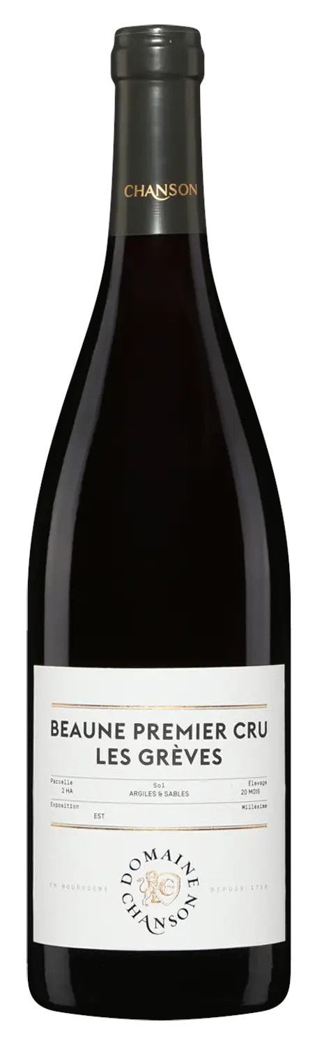 Chanson Pere & Fils Beaune Greves Premier Cru 2022 Front Bottle Shot