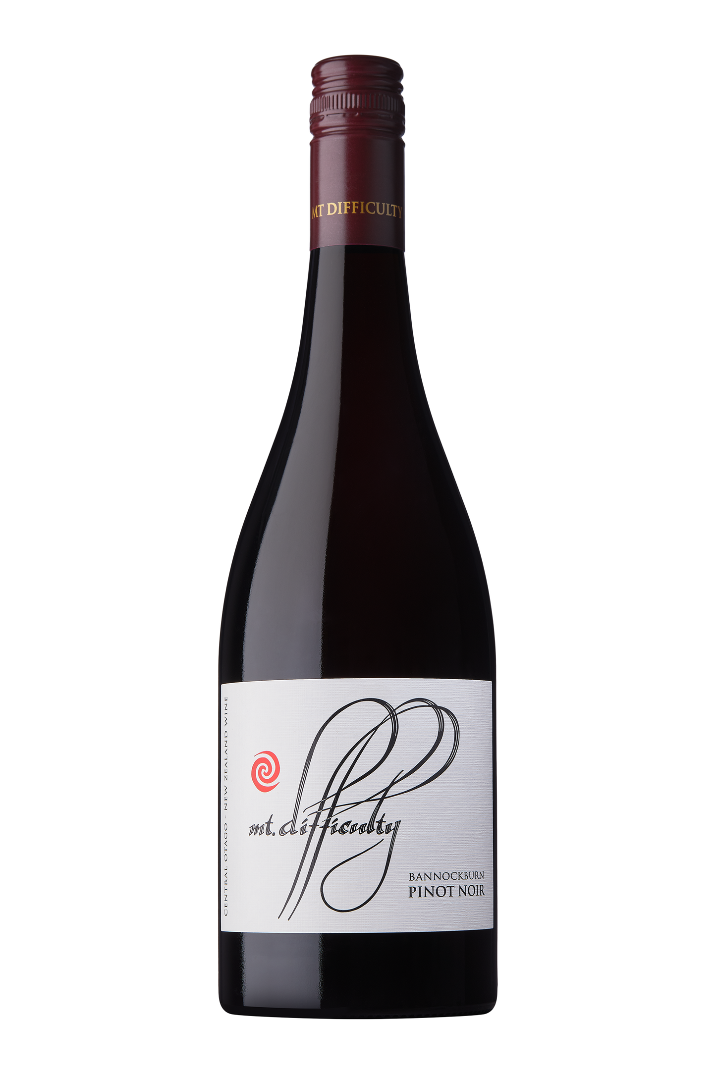 Mt Difficulty Pinot Noir 2021 Front Bottle Shot