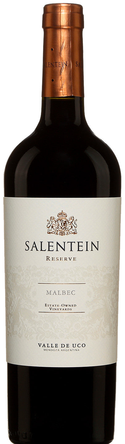 Salentein Reserve Malbec 2021 Front Bottle Shot
