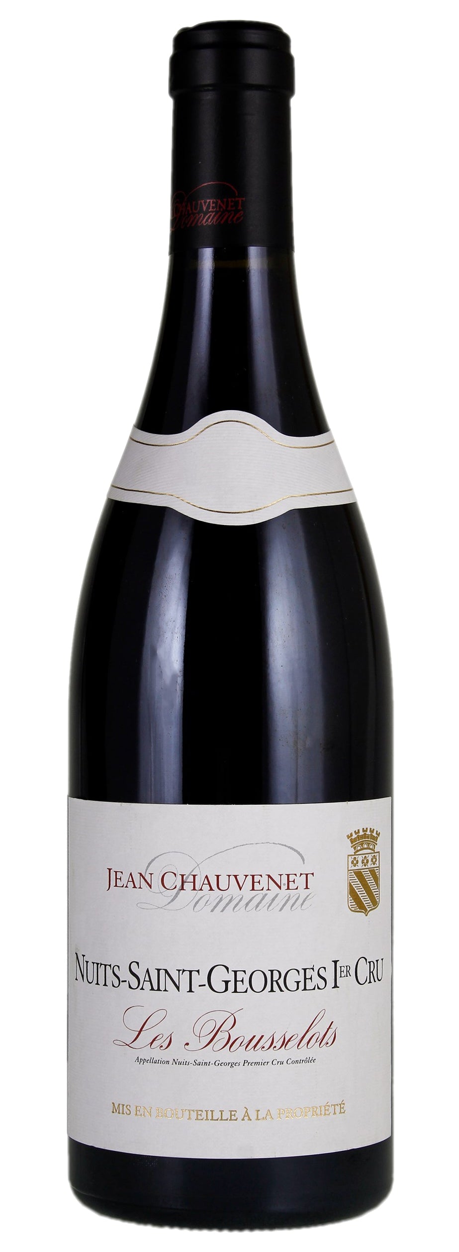 Domaine Jean Chauvenet Nuits-St-Georges Les Bousselots Premier Cru 2019 Front Bottle Shot