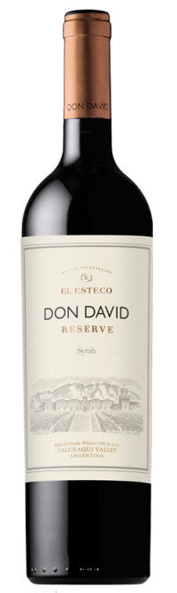 El Esteco Don David Reserve Syrah 2016 Front Bottle Shot