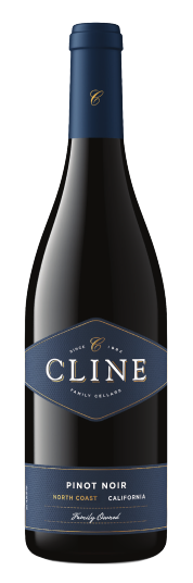 Cline Pinot Noir 2021 Front Bottle Shot