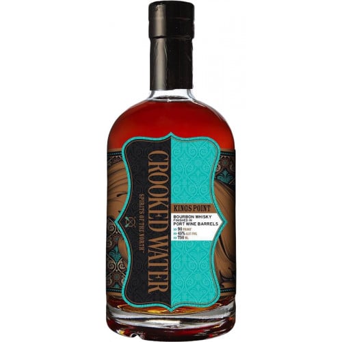 Crooked Water Kings Point Port Wine Barrel Finish Straight Bourbon Whisky