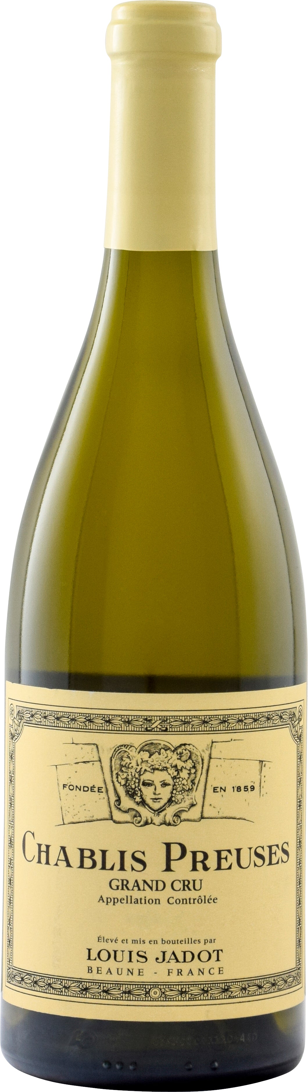 Louis Jadot Chablis Preuses Grand Cru 2022 Front Bottle Shot