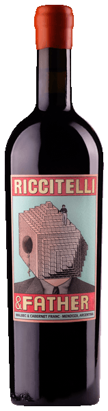 Matias Riccitelli Wines Riccitelli and Father Malbec-Cabernet Franc 2019 Front Bottle Shot
