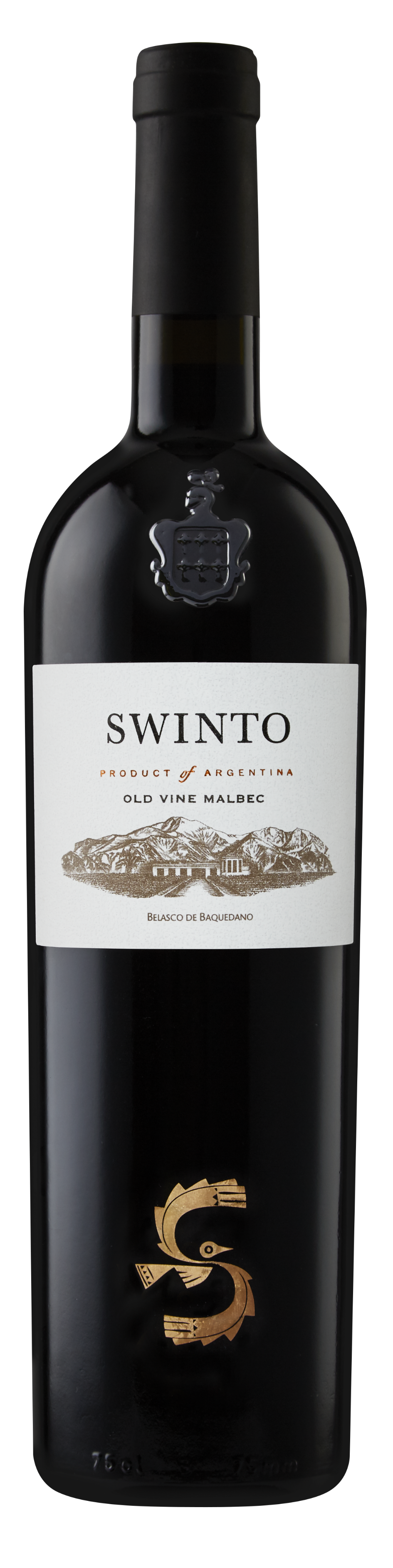 Belasco de Baquedano Swinto Old Vine Malbec 2018 Front Bottle Shot
