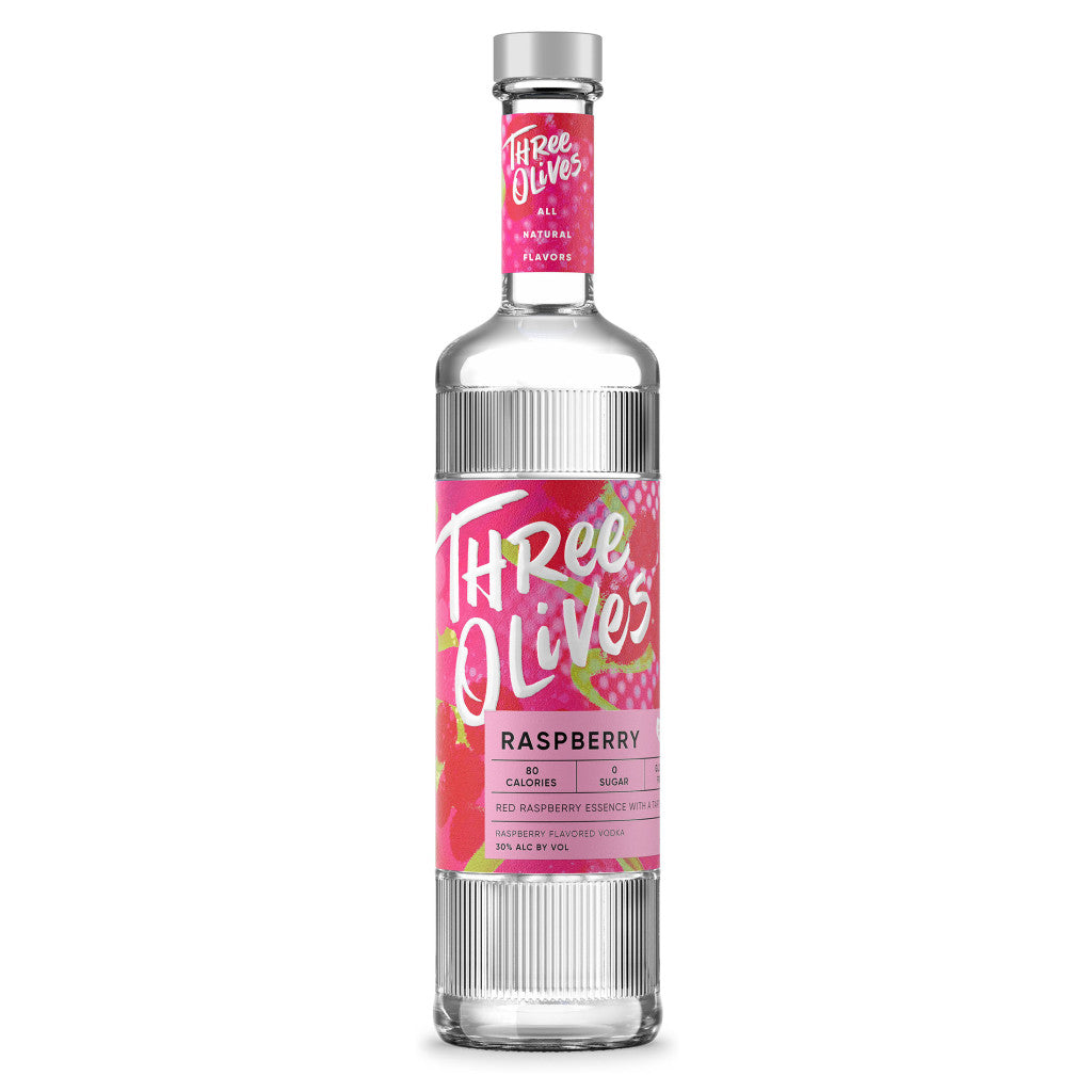 THREE OLIVES® RASPBERRY 750 ML