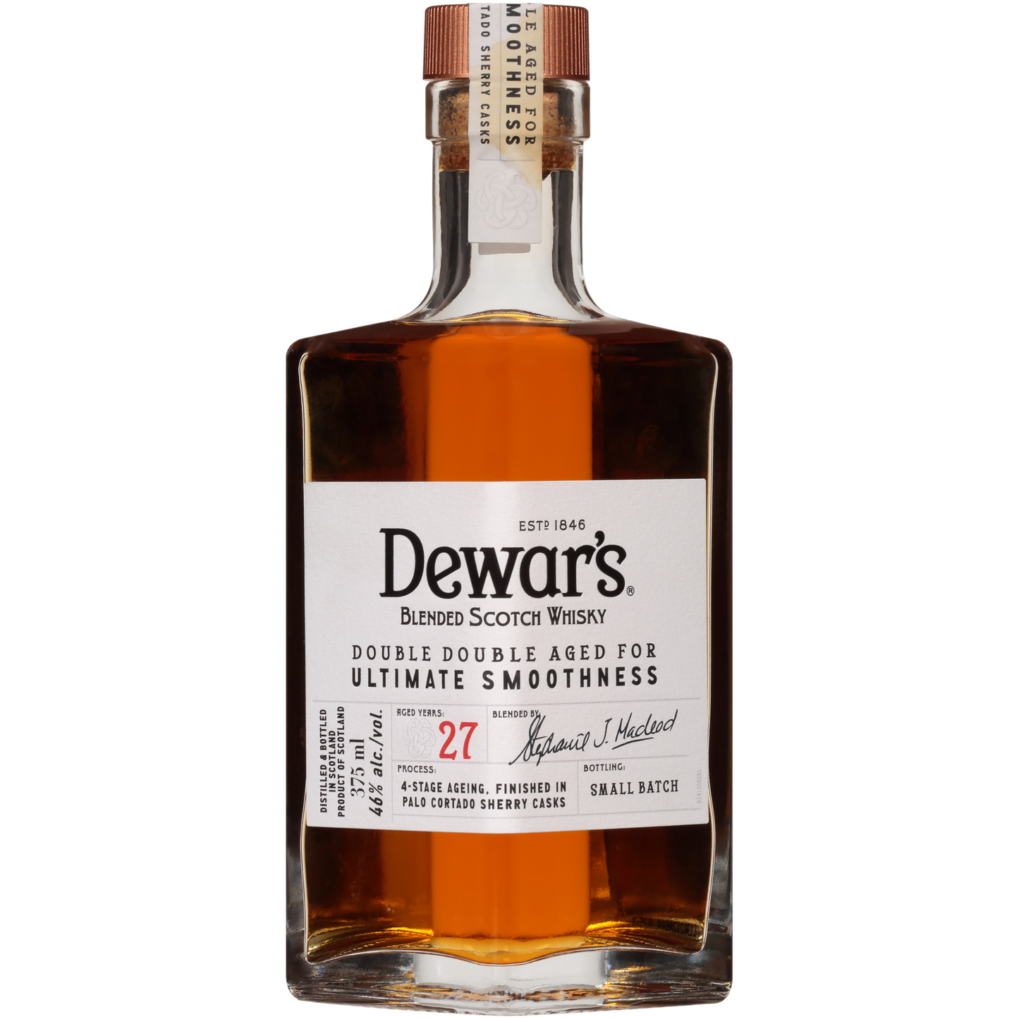 DEWAR'S DOUBLE DOUBLE 27 YEAR OLD 375 ML
