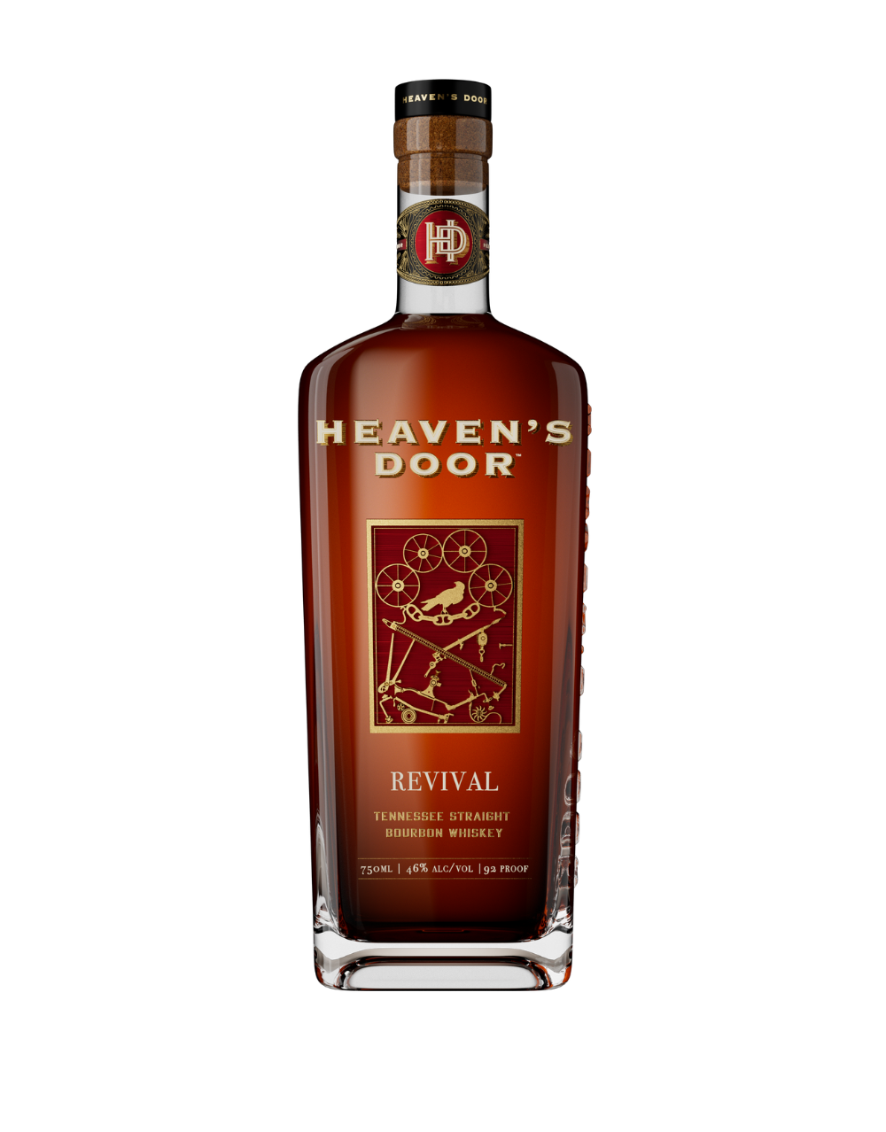 HEAVEN'S DOOR REVIVAL STRAIGHT BOURBON WHISKEY 750 ML