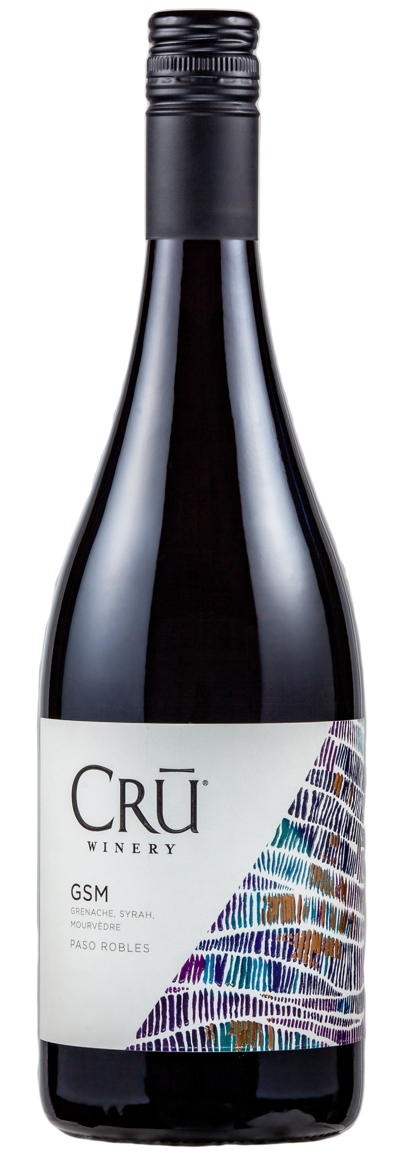 CRU Winery GSM Red Blend 2021  Front Bottle Shot