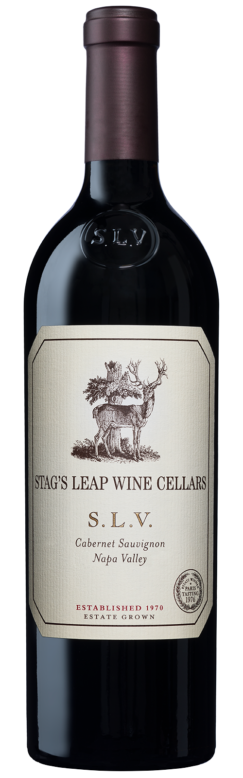 Stag's Leap Wine Cellars S.L.V. Cabernet Sauvignon 2021 Front Bottle Shot