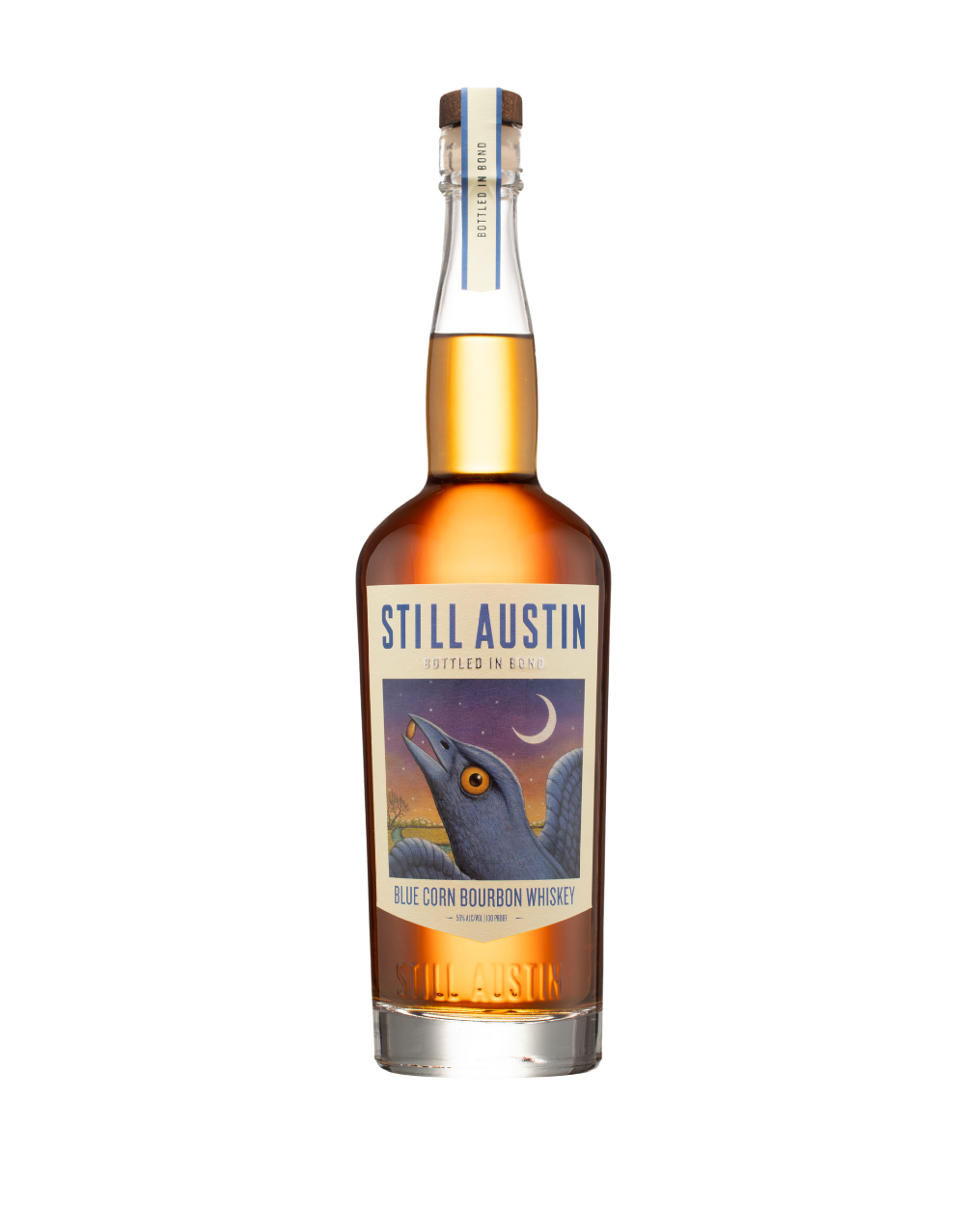 STILL AUSTIN WHISKEY CO. BOURBON BOTTLED IN BOND BLUE CORN 750 ML