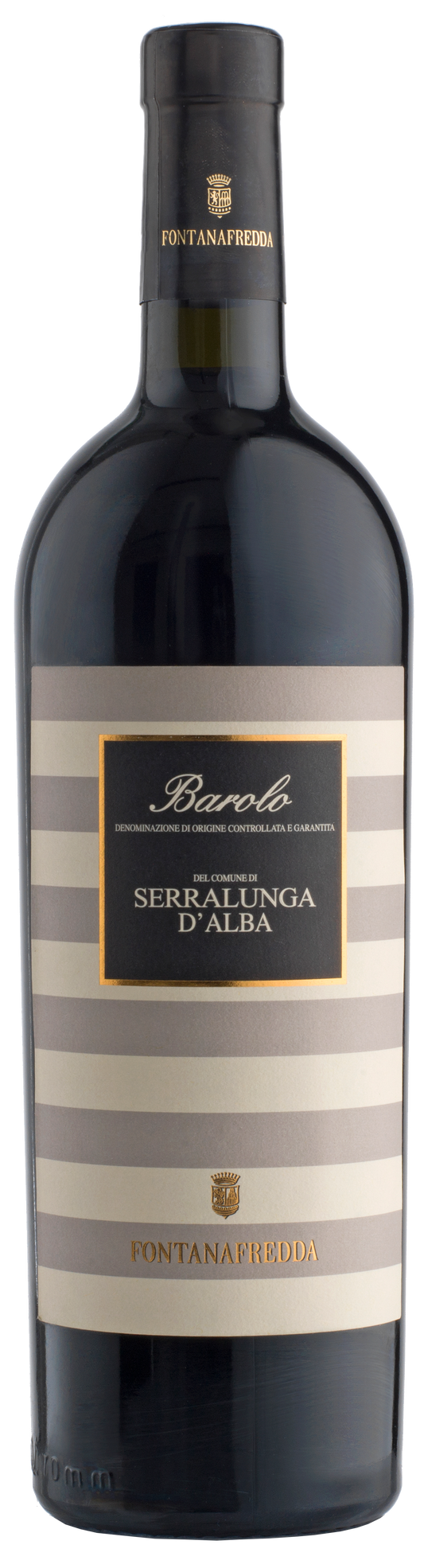 Fontanafredda Serralunga d'Alba Barolo 2017  Front Bottle Shot